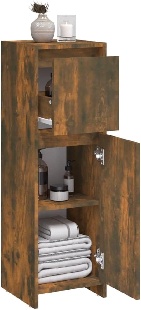 homiuse Waschbeckenunterschrank Badezimmerschrank Badezimmer Möbel Badschrank Badunterschrank Badmöb