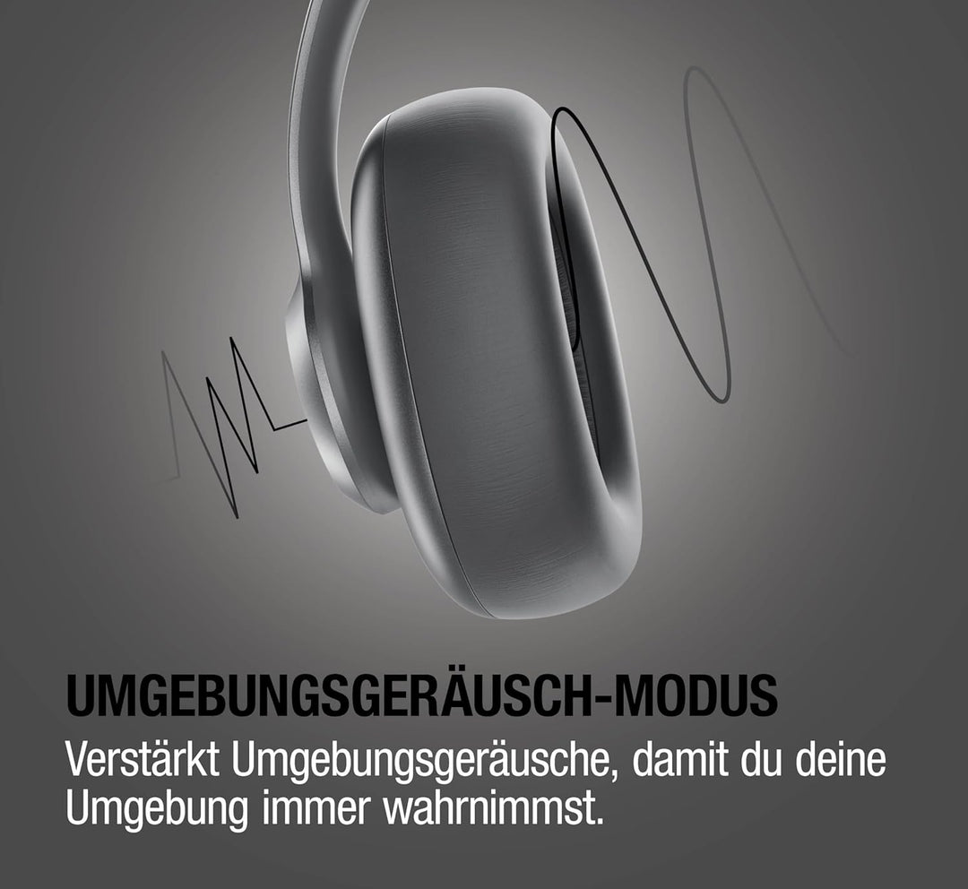 Fresh 'n Rebel Clam Ace 2, ANC-Kopfhörer, Hybrid Active Noise Cancelling, Ambient-Sound-Modus, Multi