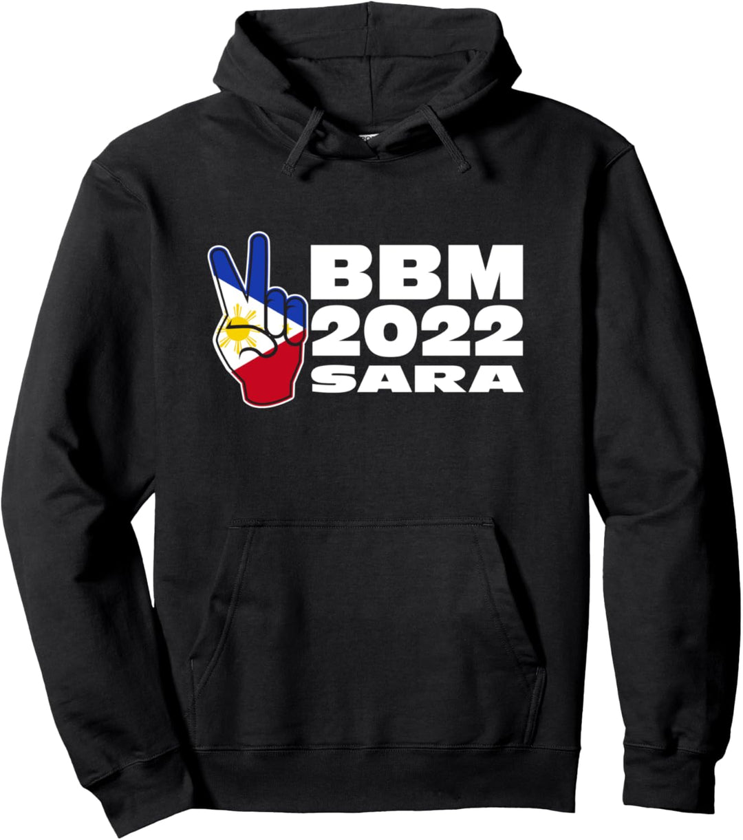 BBM 2022 Bongbong Marcos Sara Philippinen Flagge Rot Pullover Hoodie