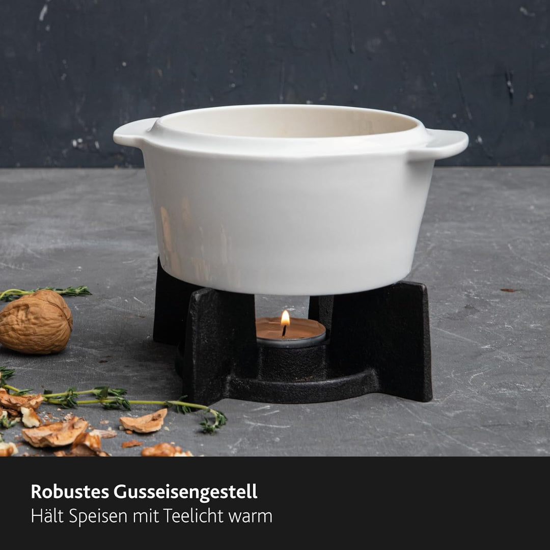 Boska Cheese Baker, Käse-Backform-Set perfekt für einen Camembert, 4-teilig, 154x130x145 mm 14.3 x 1