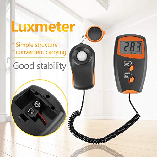 LX1010BS Digitales Luxmeter LCD-Display Lichtmesser Umgebungsprüfung Illuminometer ohne Batterie