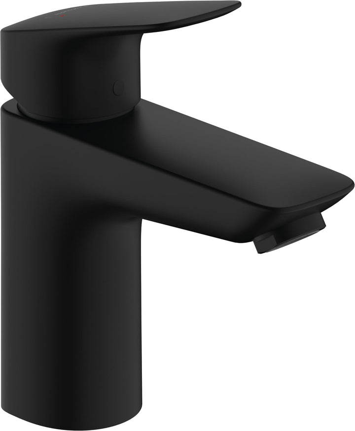 hansgrohe Logis - Waschtischarmatur ohne Ablauf, Wasserhahn Bad mit Auslauf Höhe 100mm, Mischbatteri
