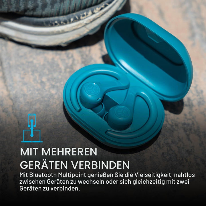 JLab JBuds Air Sport ANC 4 Kopfhörer In Ear, Sportkopfhörer Bluetooth, 60+ Std., Noise Cancelling Tr