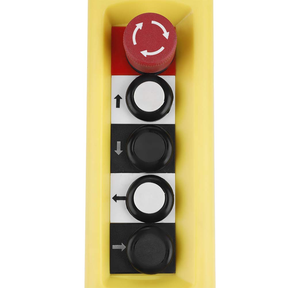 XAC-A4713 Crane Kettenzug Push-Control-Schalter Knopfschalter Heben Anhänger Controller 4 Tasten