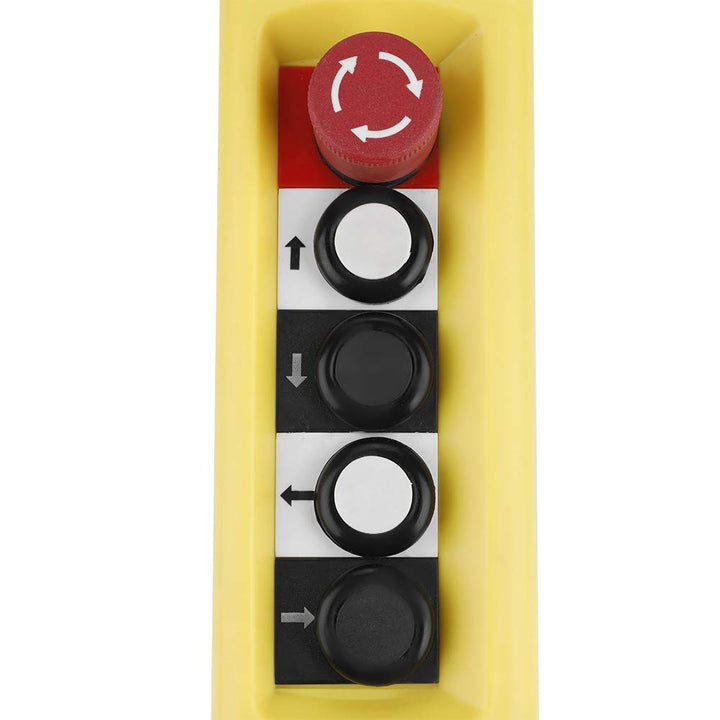XAC-A4713 Crane Kettenzug Push-Control-Schalter Knopfschalter Heben Anhänger Controller 4 Tasten