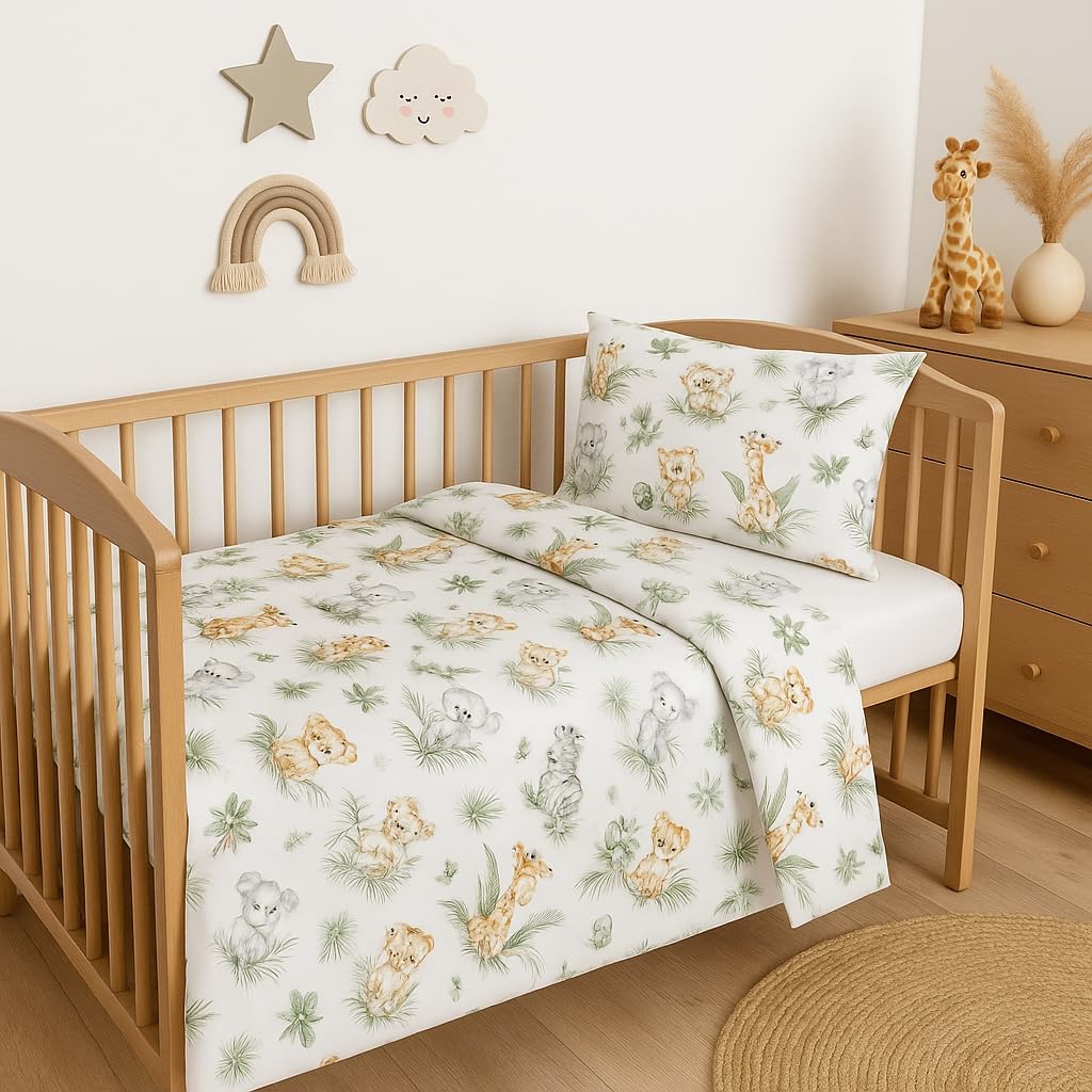 Babylux Bettwäsche Bezug 2 TLG. 100 x 135 cm / 90 x 120 cm Kinderbettwäsche Bettwäsche Kind Bettset