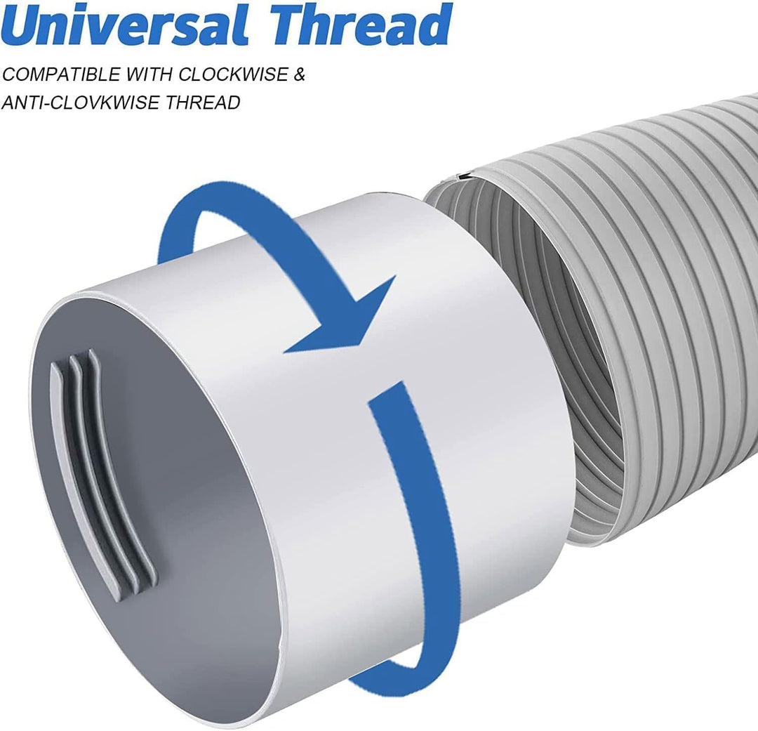 Abluftschlauch Adapter 130mm,Klimaanlage Schlauch Adapter,Lüftungsrohr Verbinder,Klimaanlagen Schlau