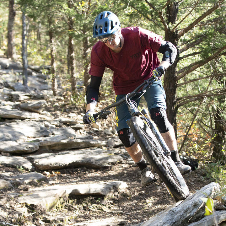 G-Form Pro-Rugged MTB Ellenbogenpads - Pads Dirt Bike Gear - Ellenbogenpads - Schwarz, Erwachsene Sm