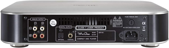 McGee CD-M1 CD-Player, Wiedergabe von Audio-CD, integrierter Burr Brown D/A-Wandler, Aluminium-Gehäu