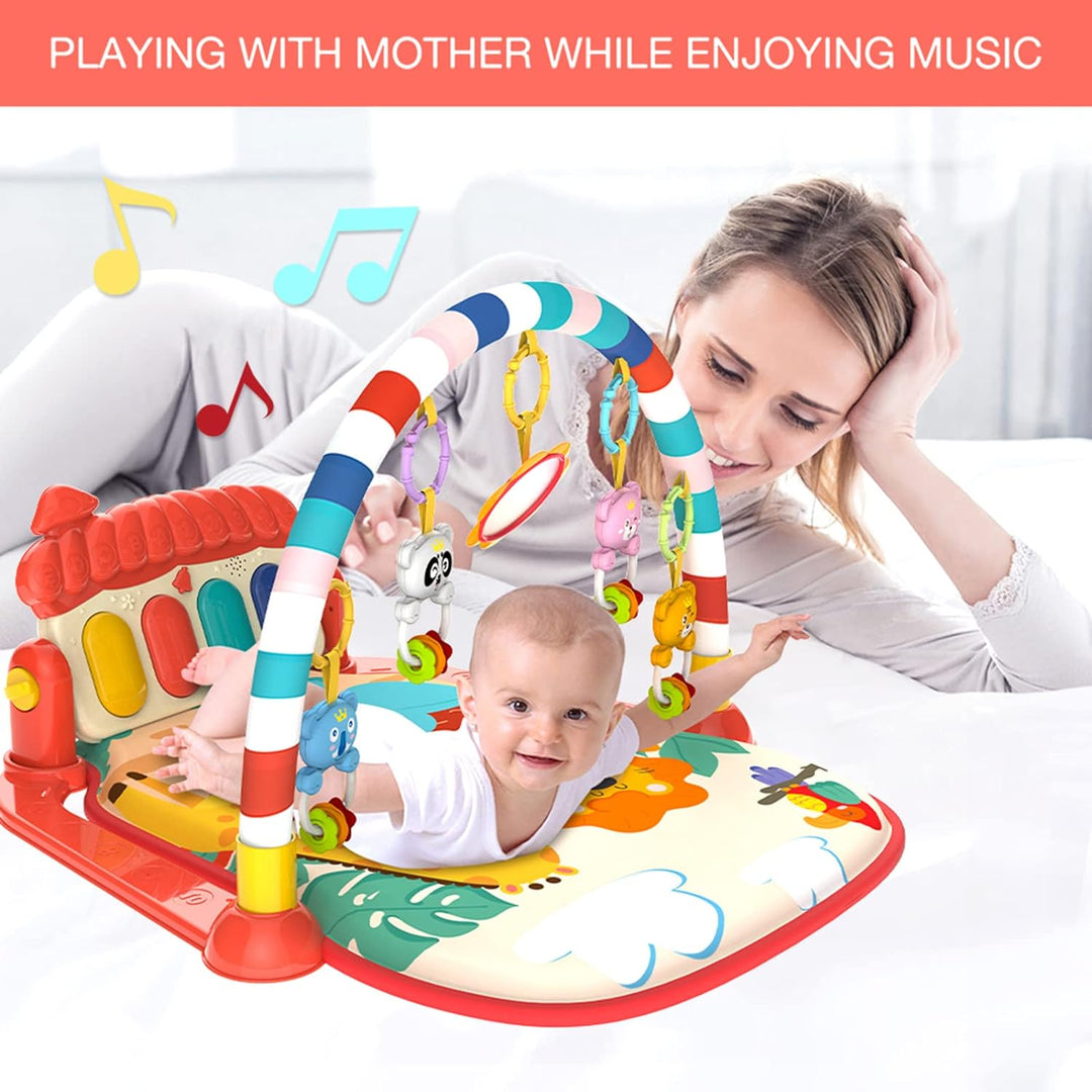 Eners Baby Gym Spielmatte Musikalische Aktivitätsmatte Piano Baby Play Gym Bauchzeit Gepolsterte Mat