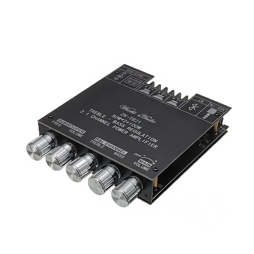 Bluetooth Verstärker Modul Hifi Stereo, ZK-TB21 TPA3116D2 Bluetooth 5.0 Subwoofer Verstärkerplatine