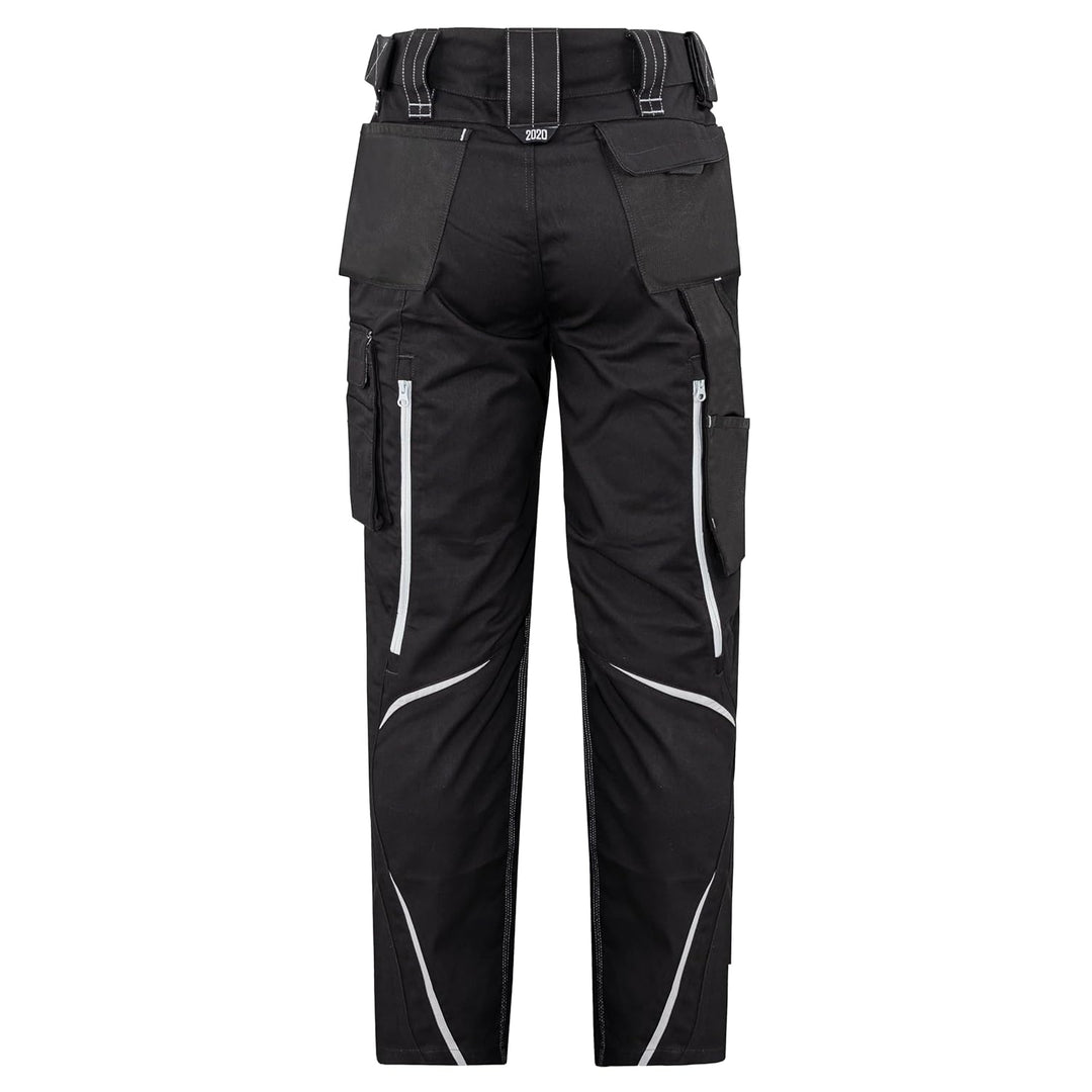 Engelbert Strauss 65511 Hose e.s.motion 2020, Qualitative Arbeitskleidung, Mehrfarbig (Schwarz/Gelb)