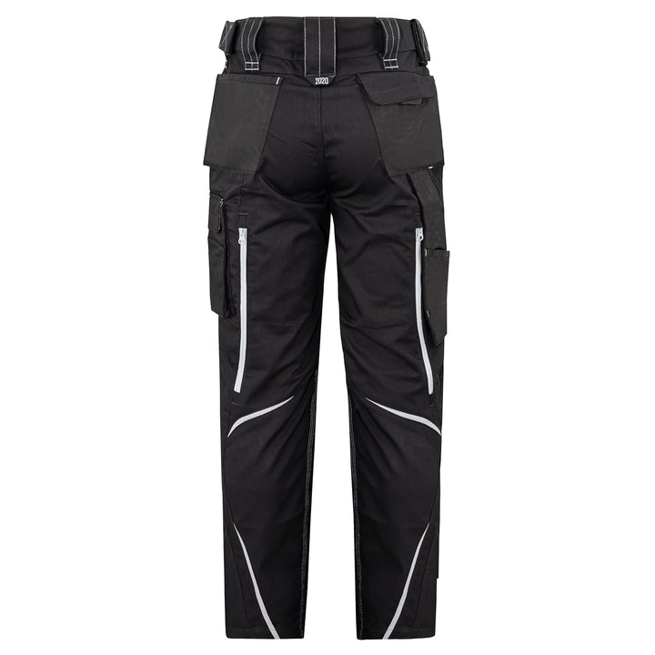 Engelbert Strauss 65511 Hose e.s.motion 2020, Qualitative Arbeitskleidung, Mehrfarbig (Schwarz/Gelb)