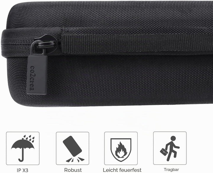 co2CREA Hart Reise Schutz Hülle Etui Tasche für Baseus Power Bank 30000mAh PD 65W Externer Akku Tele
