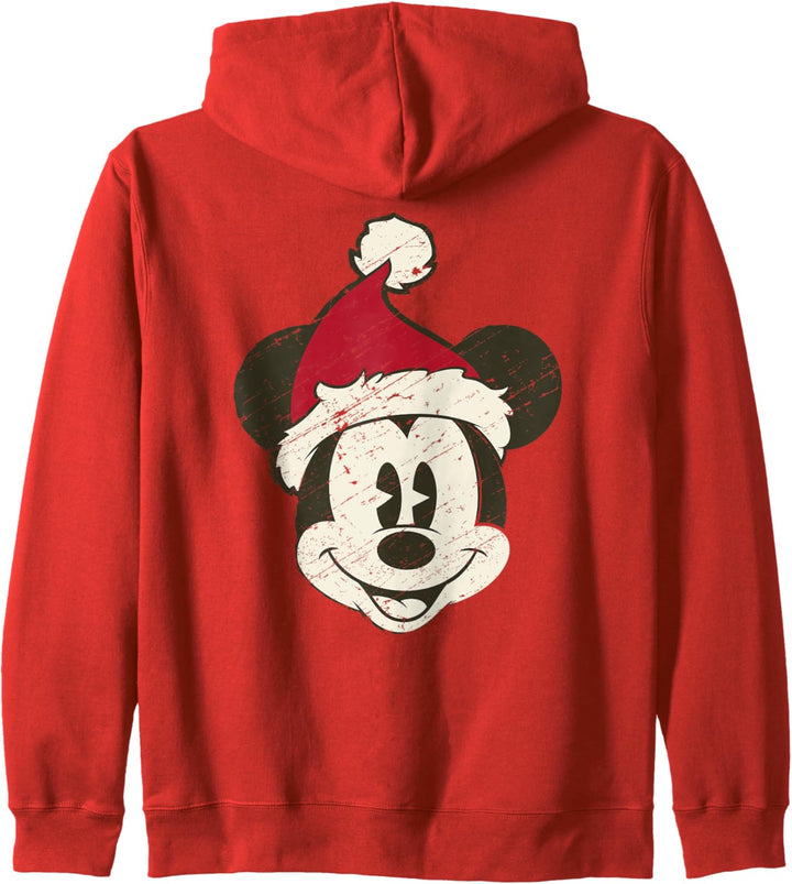 Disney Mickey Mouse Santa Face Kapuzenjacke