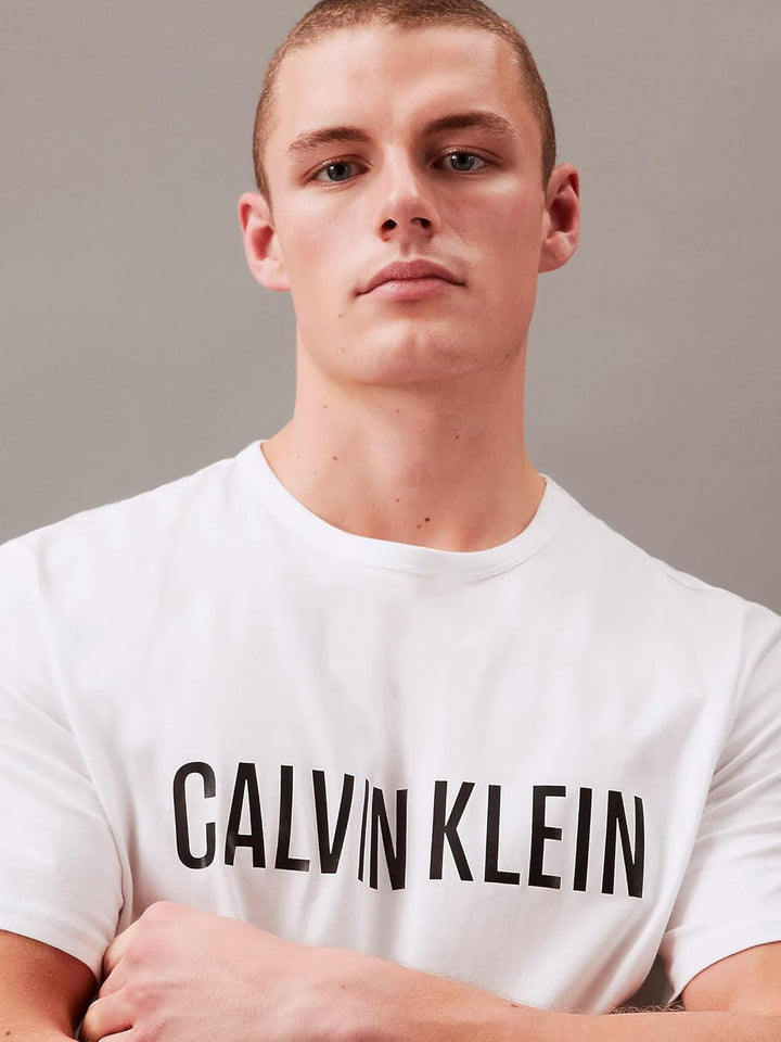 Calvin Klein Herren T-Shirt S 100 - White, S 100 - White