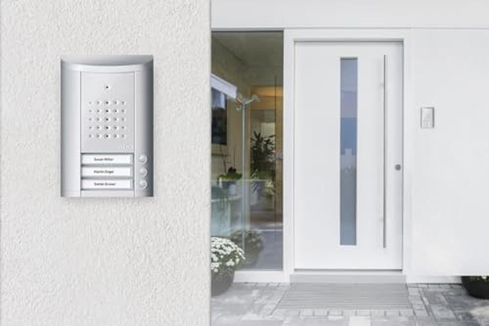 Schneider Electric Ritto Türstation, Entravox, Audio für 3-Familienhaus, Gegensprechanlage mit beleu