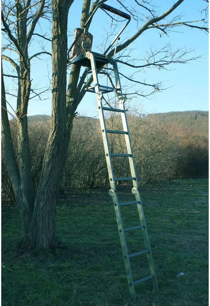 Berger + Schröter Ansitzleiter Aluminium klappbar, grün, 31135