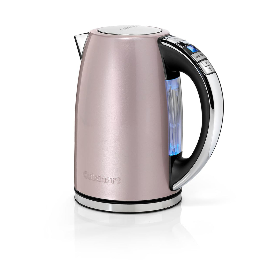 Cuisinart CPK17PIE Wasserkocher, Multi Temp, 3KW, Edelstahl, 1.7L Fassungsvermögen, Vintage Rosa Pin