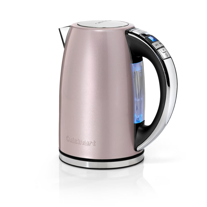 Cuisinart CPK17PIE Wasserkocher, Multi Temp, 3KW, Edelstahl, 1.7L Fassungsvermögen, Vintage Rosa Pin