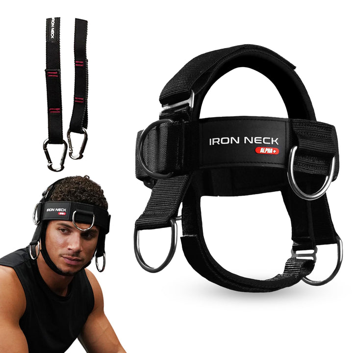 Iron Neck Alpha Harness Plus, schwarz oder grau