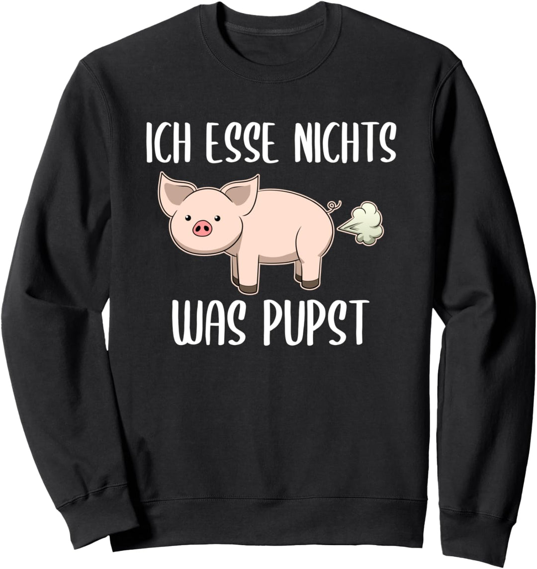 Ich Esse Nichts Was Pupst Veganer Vegetarier Sweatshirt