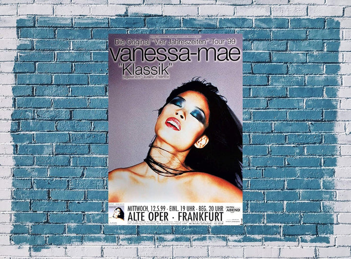 Vanessa Mae - China Girl, Frankfurt 1999 » Konzertplakat/Premium Poster | Live Konzert Veranstaltung