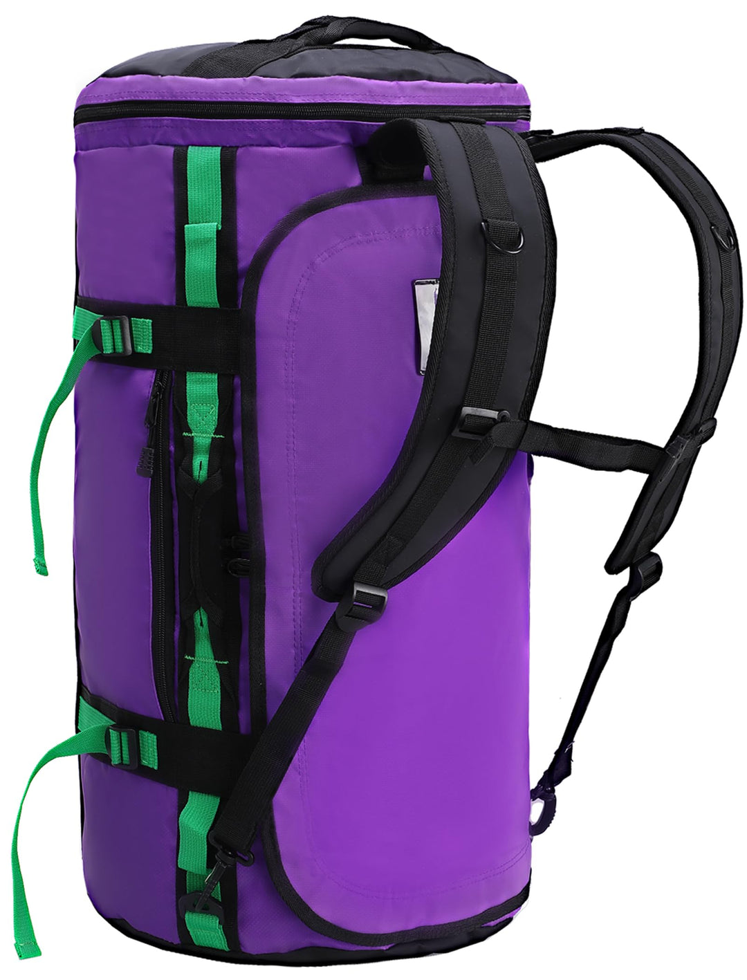 MIER Grosse Sporttasche wasserdicht Sportrucksack mit Schuhfach umwandelbar in Rucksack, 45L/60L/90L