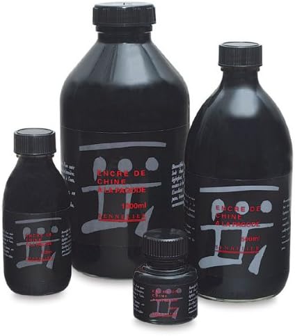 Sennelier : Indian Ink : Black : 125ml