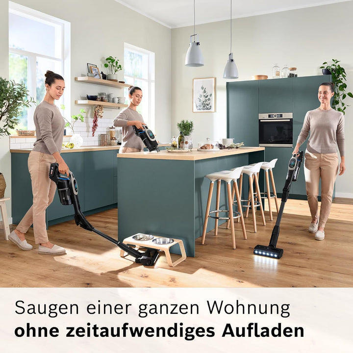 Bosch Schnellladegerät für Akku-Staubsauger BHZUC1844, kurze Ladezeit für austauschbare 18V Power Fo