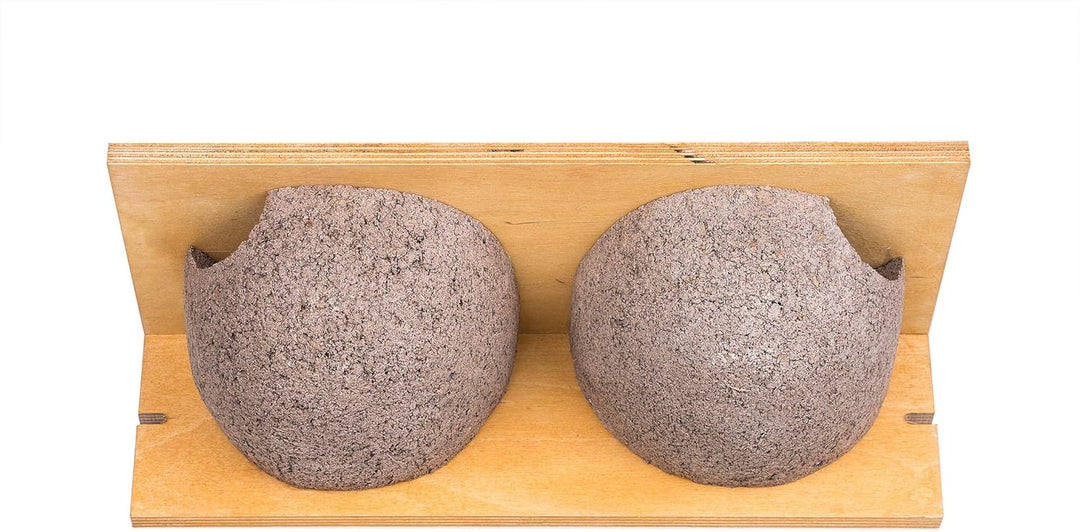 BigDean 3 Stück Schwalbennistkasten Doppelnest Schwalbennest Mehlschwalbennest Nistkasten Nisthilfe