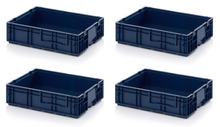 4x R-KLT Behälter 60 x 40 x 14,7 * Kleinladungsträger blau 60x40x15 Eurobehälter Industrie KLT 6415