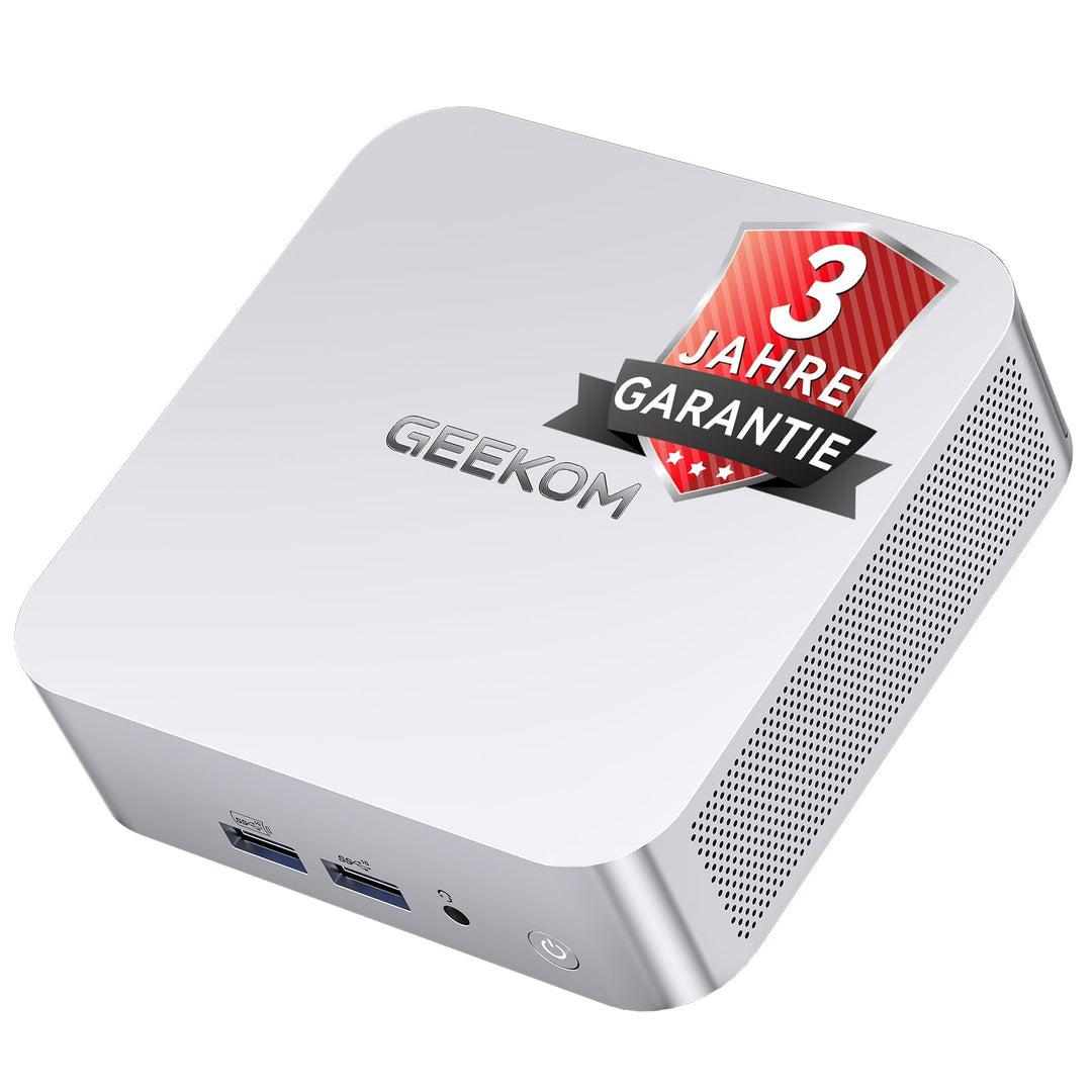 GEEKOM A7 Mini PC, AMD Ryzen 9 7940HS Mini PC Windows 11 Pro (8 Kerne 16 Threads, bis zu 5,2 GHz) 32