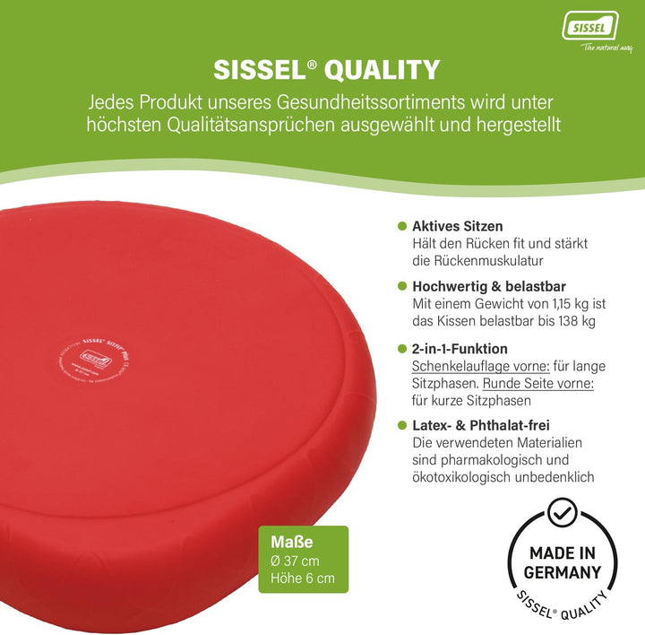 SISSEL Sit Fit Plus rot Rot Single, Rot Single