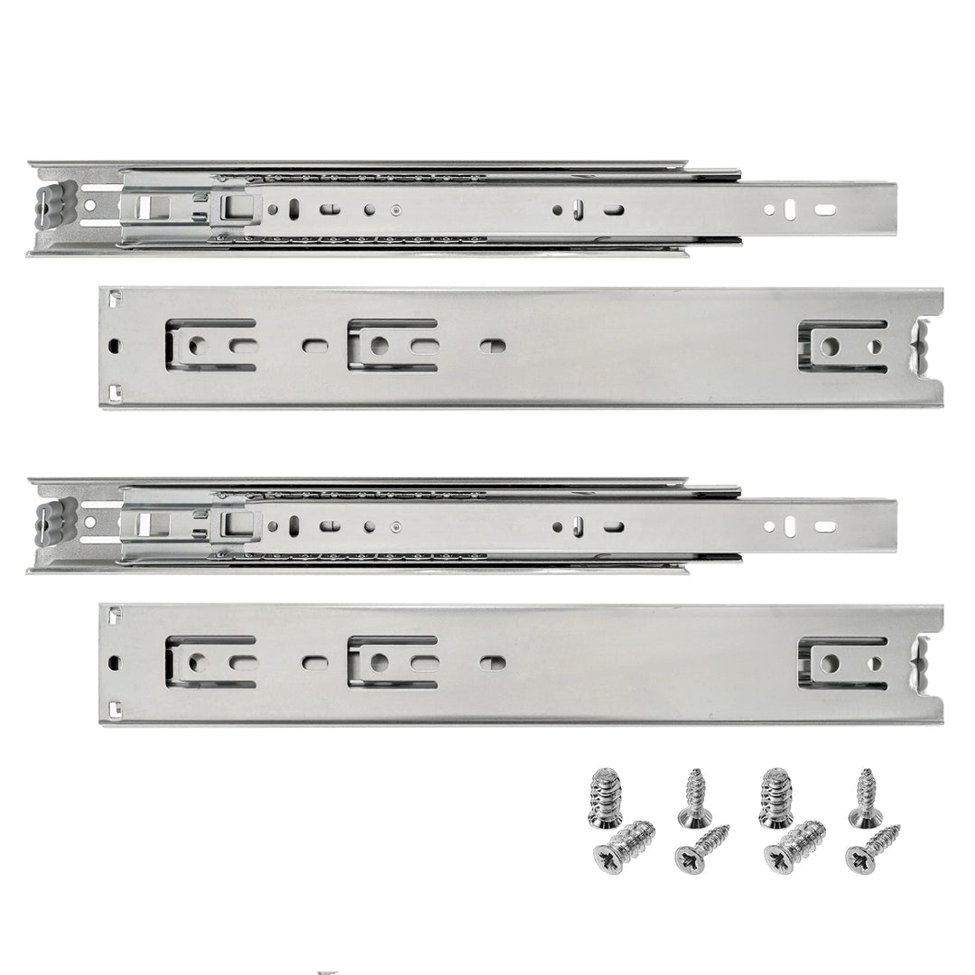 HELPMATE Schubladenschienen Vollauszug 300 mm 2 Paar 4er Set Kugelvollauszüge 35 kg Traglast Schubla