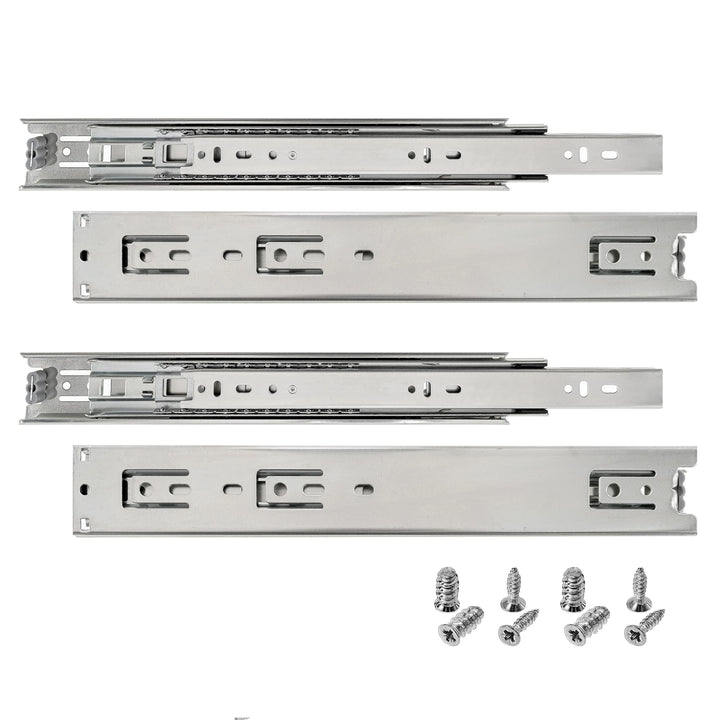 HELPMATE Schubladenschienen Vollauszug 300 mm 2 Paar 4er Set Kugelvollauszüge 35 kg Traglast Schubla