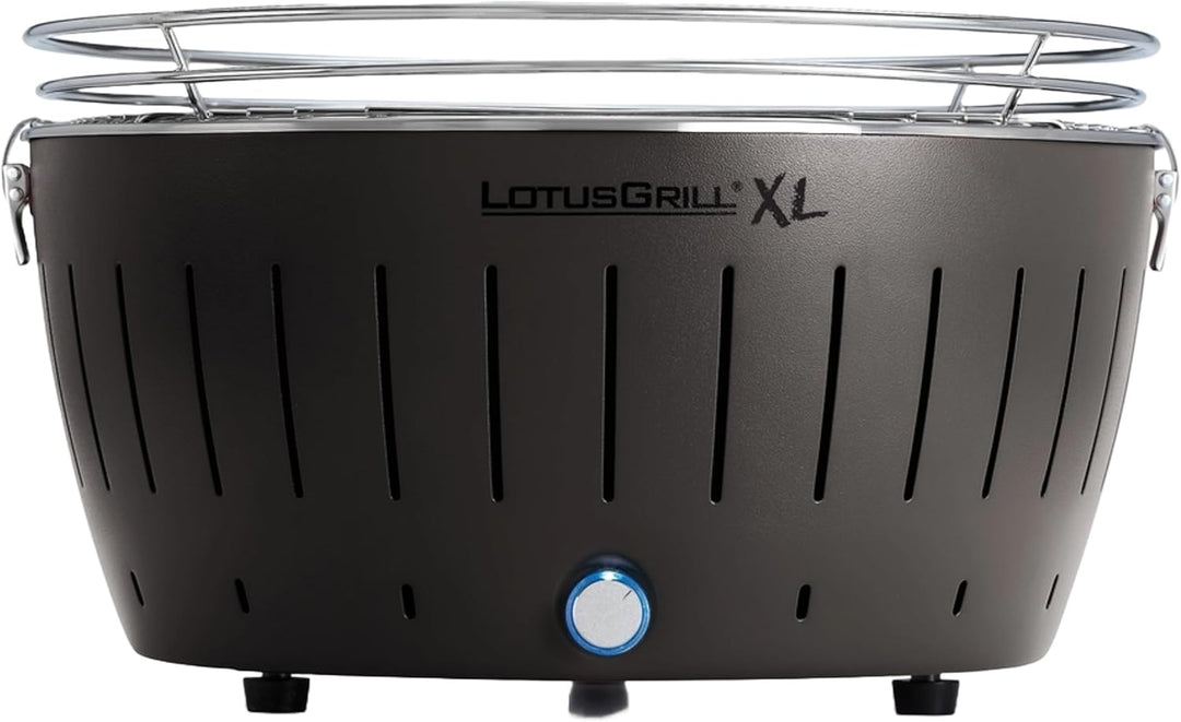 LotusGrill Kohlegrill Serie 435 XL, 43,5 x 35 x 25,7 cm, Anthrazitgrau Anthracite, Anthracite