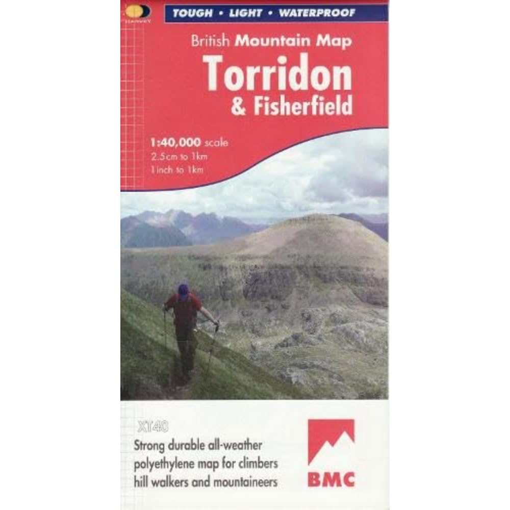 Torridon and Fisherfield (British Mountain Map), Karte