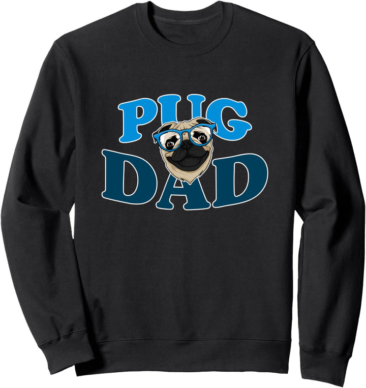 Hunde Vater Mops Hund Mops Papa - Lustiges Pug Dad Geschenk Sweatshirt