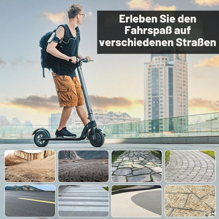 OUXI 4pcs E-Scooter-Reifen 8 1/2 Reifen mit Reifen und Schlauchpaket E-Scooter Ersatzschlauch+Reifen