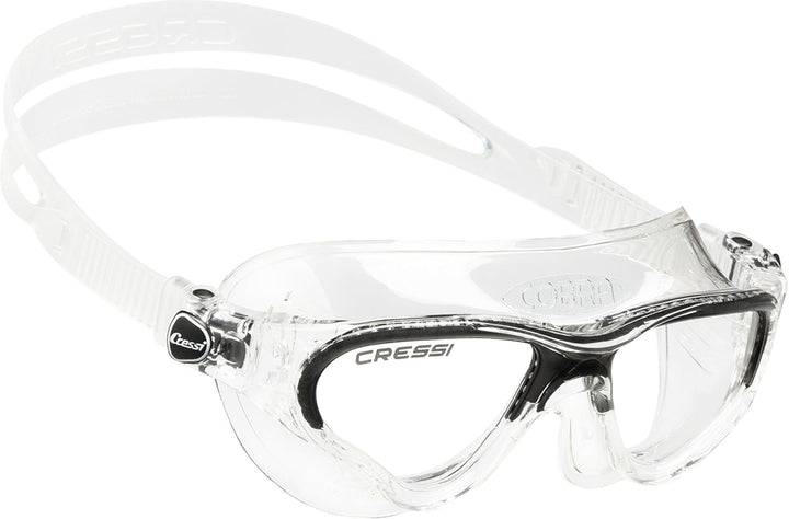 Cressi Swim Schwimmbrille Cobra Einheitsgrösse Schwarz, Einheitsgrösse Schwarz