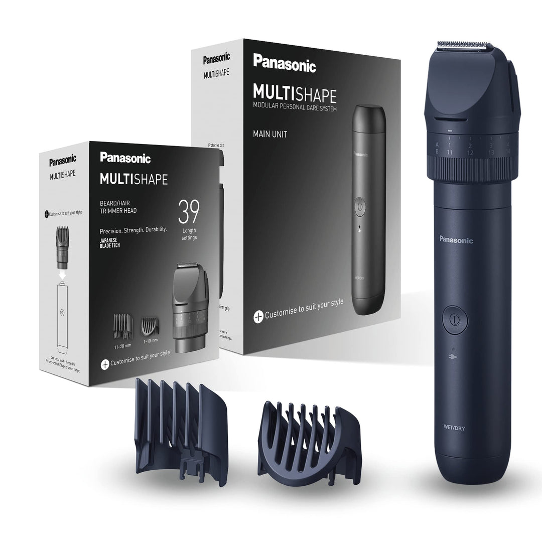 Panasonic MULTISHAPE modulares Körperpflege-System ER-CTN1, Bart- und Haartrimmer für Männer mit wie