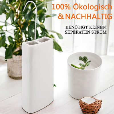 Luftbefeuchter für Heizung Set inkl. Haken - Keramik Wasserverdunster - beige matt - Wasserverdunste