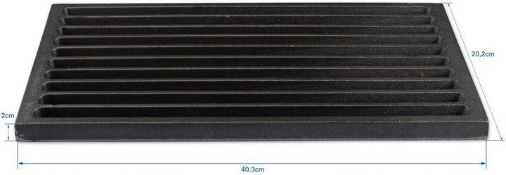Grillrostprofi Ascherost - Feuerrost - Kohlerost - Kaminrost in Premium-Qualität, Gusseisen, 20 x 40