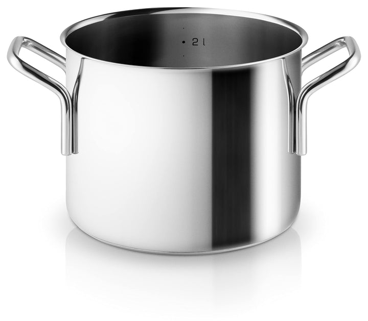 EVA SOLO Patelnia Sauté 24cm Stainless Steel, Edelstahl, Black 2,2L, 2,2L