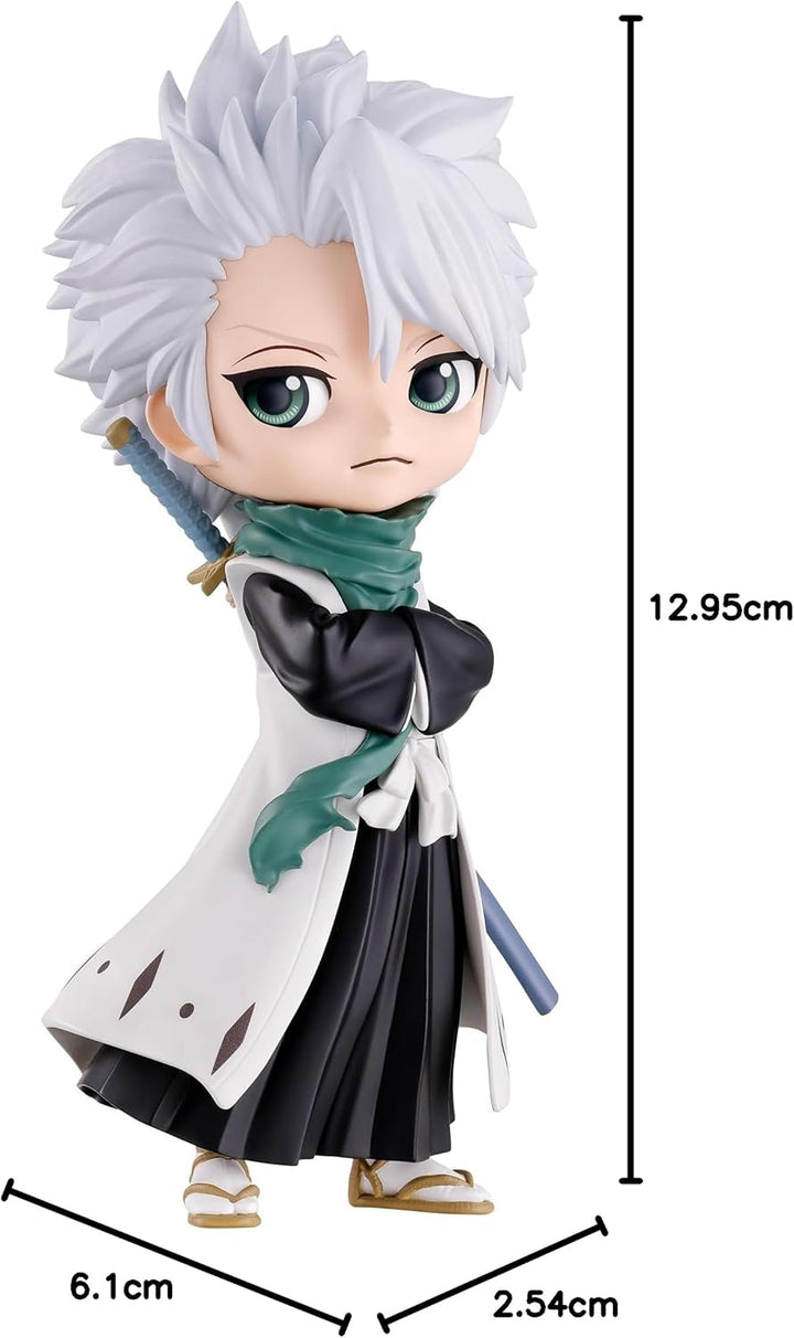 Banpresto - Q Posket Toshiro Hitsugaya Bleach Thousand Year Blood War, 13 cm, BP19434, Mehrfarbig, M