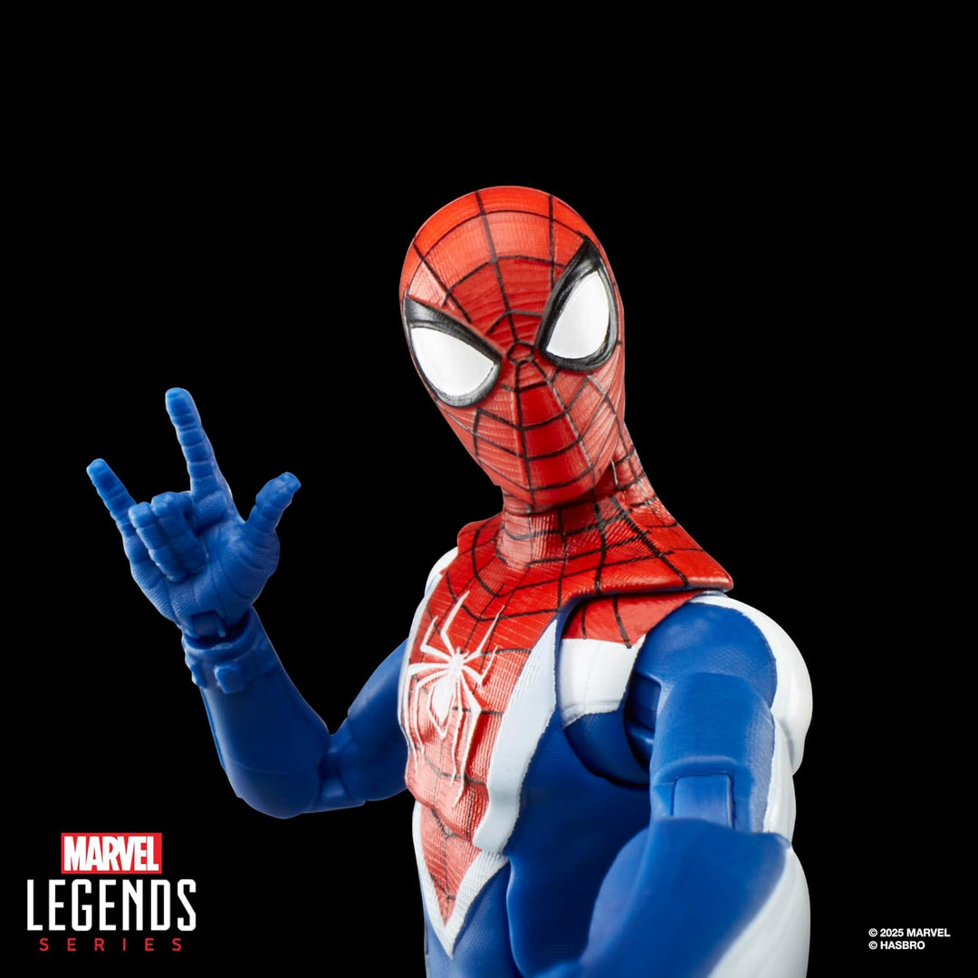 Marvel Legends Series Gamerverse Miles Morales Verbesserter-Anzug-Stil, Spider-Man Action-Figur mit