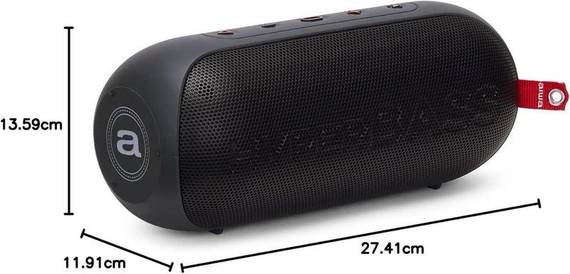 Aiwa BST-650 TWS Bluetooth Lautsprecher kompakt, langlebig und leistungsstark mit Hyper BASS Technol