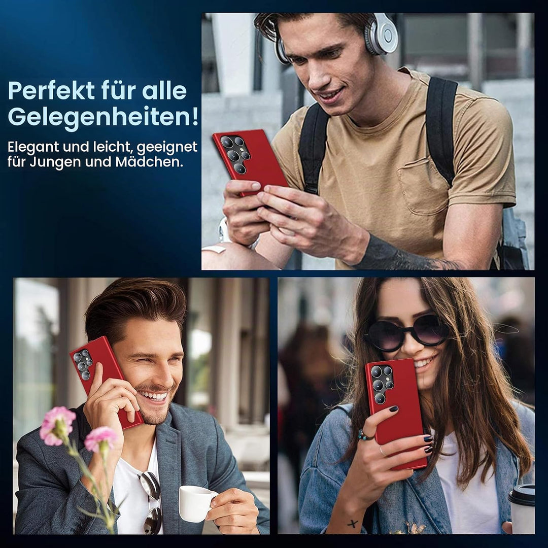 sqgylgl Ultradünne Hülle für Samsung Galaxy S25 Ultra 5G, Extrem Dünn Matte S25 Ultra Handyhülle PC
