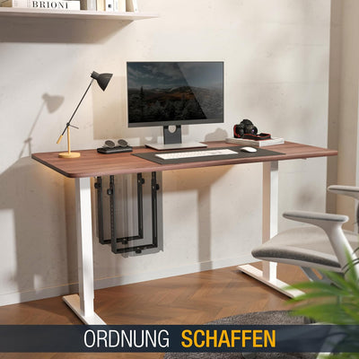RICOO PC Rechner Halterung für Untertisch Schreibtisch Computer Montage TRH-02 CPU Gehäuse Halter bi